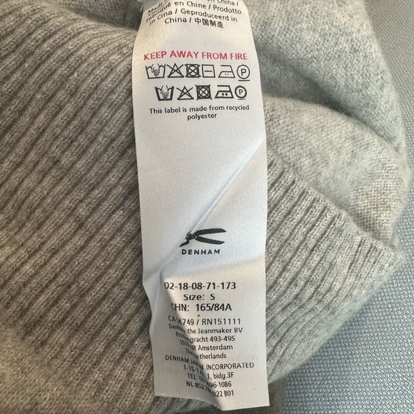 Jason Denham Men’s cashmere sweater size small - Picture 5 of 6